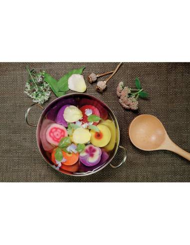 Pierres sensorielles en pierre – Les Fleurs - Yellow Door - YD1189  - pour pate à modeler, pour observation, tri et jeu libre.