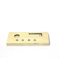 Plateau à visser Montessori avec 4 clés Allen – motricité fine et coordination dès 3 ans 2