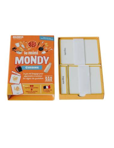 Mini-Mondy : Cuisine et Aliments - Observe Edition -Imagier Montessori dédié au vocabulaire de la cuisine.