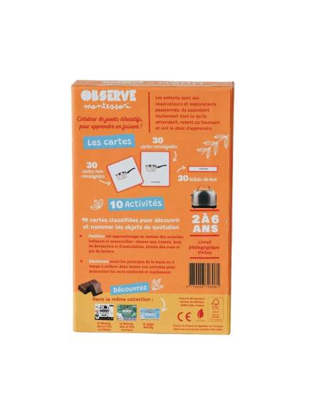 Mini-Mondy : Cuisine et Aliments - Observe Edition -Imagier Montessori dédié au vocabulaire de la cuisine.