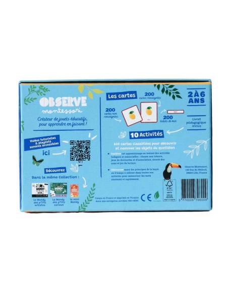 Giga-Mondy - Observe Montessori - Coffret complet pour enrichir le vocabulaire