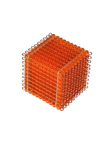 Cube de 1000 perles dorées Montessori – Système...