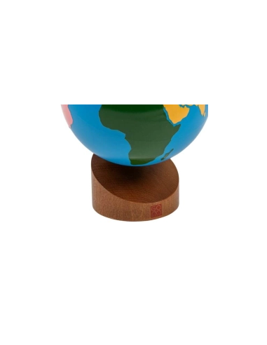 globe  coloré des continents GAM