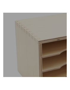 Cabinet pour cartes des formes de feuilles - GAM Montessori - 1MM21110 2