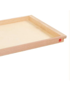Grand plateau en bois : 25 x 43 x 2 cm - GAM Montessori - 1MM100 2