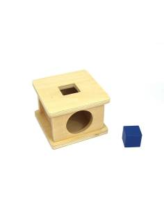 Boîte forme cube Montessori bois 2