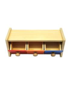 Boîte Montessori à tiroirs en bois pour bébé 2