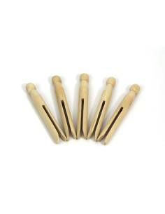 Pinces à linge Montessori en bois et métal pour vie pratique