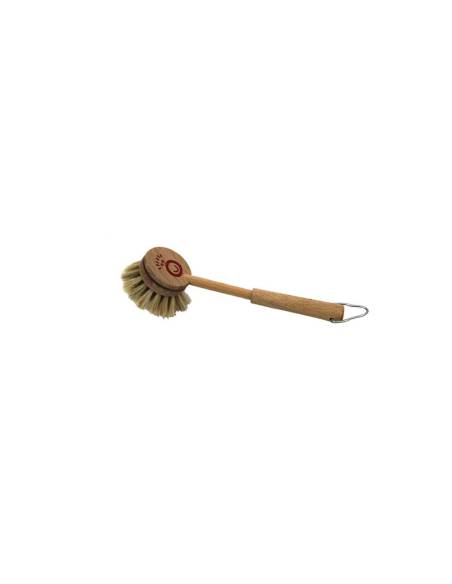 Brosse Montessori pour la vaisselle en bois et fibres naturelles