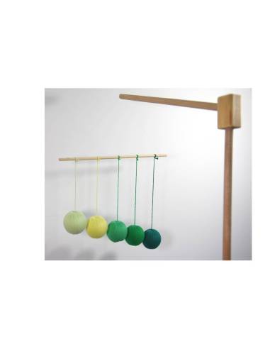 Mobile de Gobbi Montessori – éveil visuel et perception des dégradés dès 2 mois