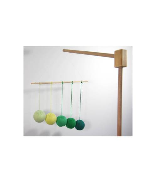 Mobile de Gobbi Montessori – éveil visuel et perception des dégradés dès 2 mois