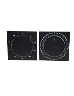 Cercle centésimal et rapporteur