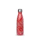 Gourde isotherme "fleurs" 500 ml Qwetch
